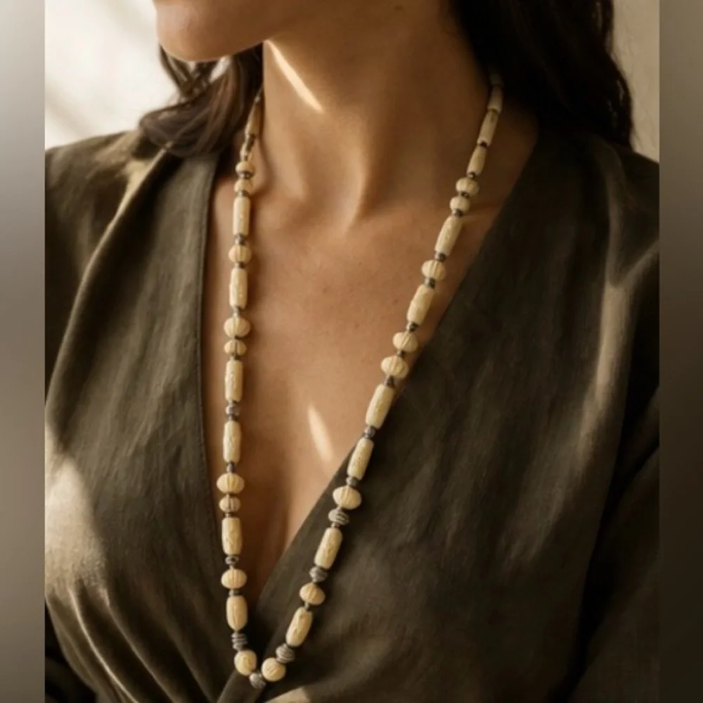 Ivory Tagua Necklace